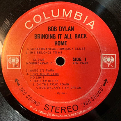 Bob Dylan : Bringing It All Back Home (LP, Album)