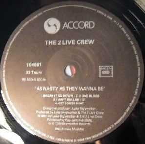 The 2 Live Crew : As Nasty As They Wanna Be (2xLP, Album)