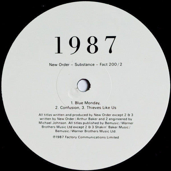New Order : Substance (2xLP, Comp, RE)