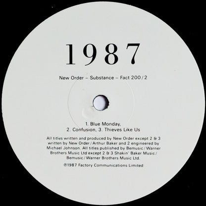 New Order : Substance (2xLP, Comp, RE)