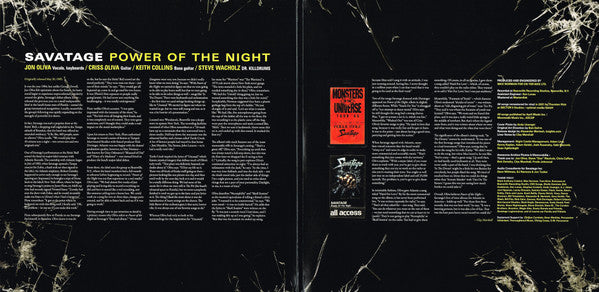 Savatage : Power Of The Night (LP, Album, RE, RM, 180)
