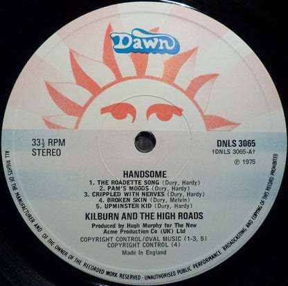Kilburn & The High Roads : Handsome (LP, Album)