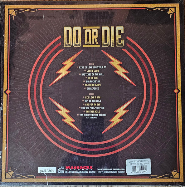 SpitFire (20) : Do Or Die (LP, Album, Ltd, Num, Gol)