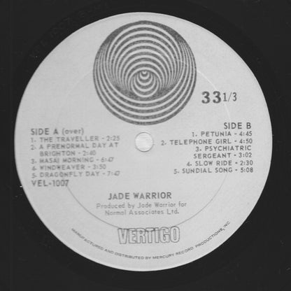 Jade Warrior : Jade Warrior (LP, Album, Gat)