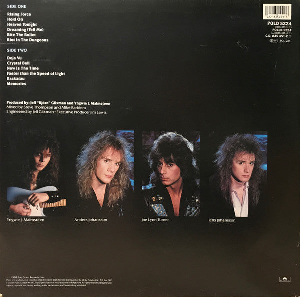 Yngwie J. Malmsteen's Rising Force : Odyssey (LP, Album)