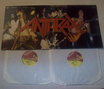 Anthrax : Fistful Of Metal (2x12", Album, RE, RM, Gat)