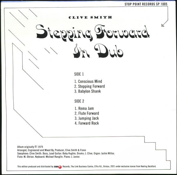 Clive Smith (2) : Stepping Forward In Dub (LP, Album, RM)