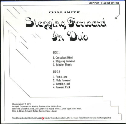 Clive Smith (2) : Stepping Forward In Dub (LP, Album, RM)