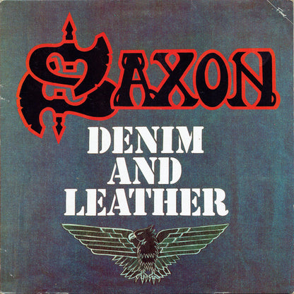 Saxon : Denim And Leather (LP, Album, RE)