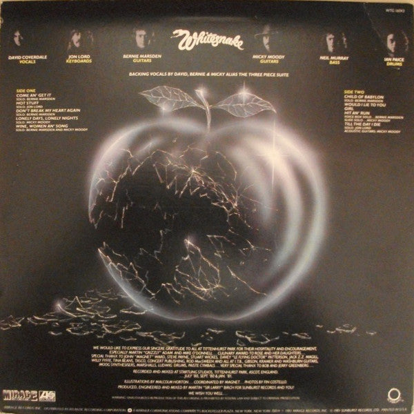 Whitesnake : Come An' Get It (LP, Album, Spe)