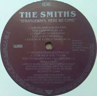 The Smiths : Strangeways, Here We Come (10", Album, Ltd, Num, RE)