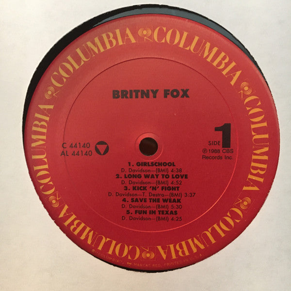 Britny Fox : Britny Fox (LP, Album)