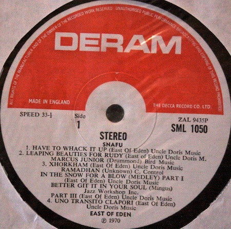 East Of Eden (2) : Snafu (LP, Album)