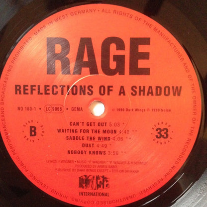 Rage (6) : Reflections Of A Shadow (LP, Album)
