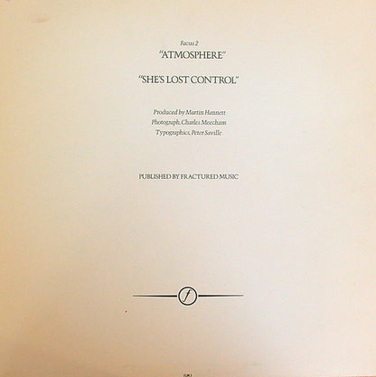 Joy Division : Atmosphere (12", Single, Tra)