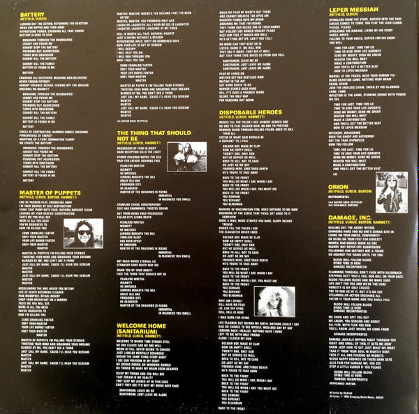 Metallica : Master Of Puppets (2x12", Album, Ltd, RE, Dir)
