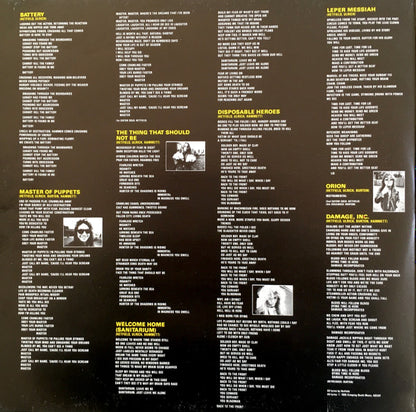 Metallica : Master Of Puppets (2x12", Album, Ltd, RE, Dir)