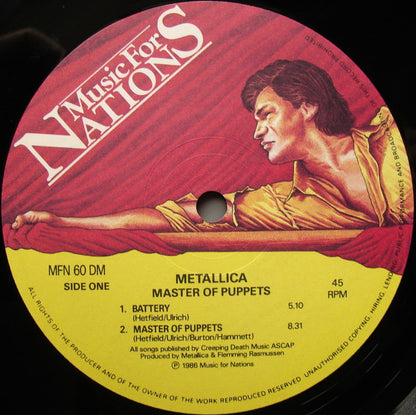 Metallica : Master Of Puppets (2x12", Album, Ltd, RE, Dir)