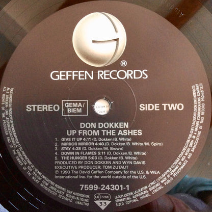 Don Dokken : Up From The Ashes (LP, Album)