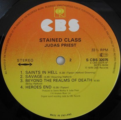 Judas Priest : Stained Class (LP, Album, RE)