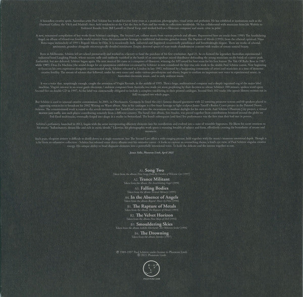 Paul Schütze : The Second Law (LP, Comp, Ltd, RM, Cle)