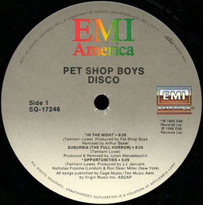 Pet Shop Boys : Disco (LP, Comp, Spe)