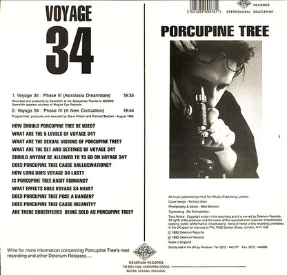 Porcupine Tree : Voyage 34 (LP, EP, Ltd)