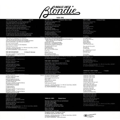 Blondie : Parallel Lines (LP, Album, RE, RM)
