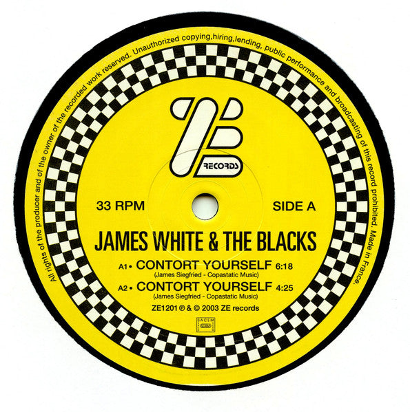 James White & The Blacks : Contort Yourself (12", RE, RM)