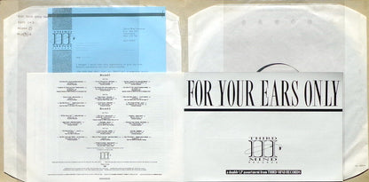 Various : For Your Ears Only (2xLP, Album, Comp, W/Lbl)
