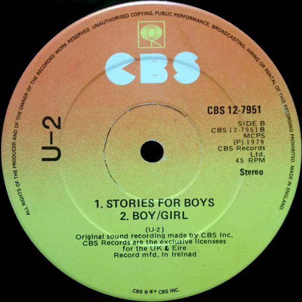 U-2* : Out Of Control (12", Single, RE)