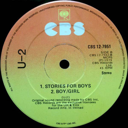 U-2* : Out Of Control (12", Single, RE)