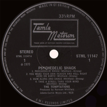 The Temptations : Psychedelic Shack (LP, Album)