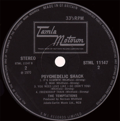 The Temptations : Psychedelic Shack (LP, Album)