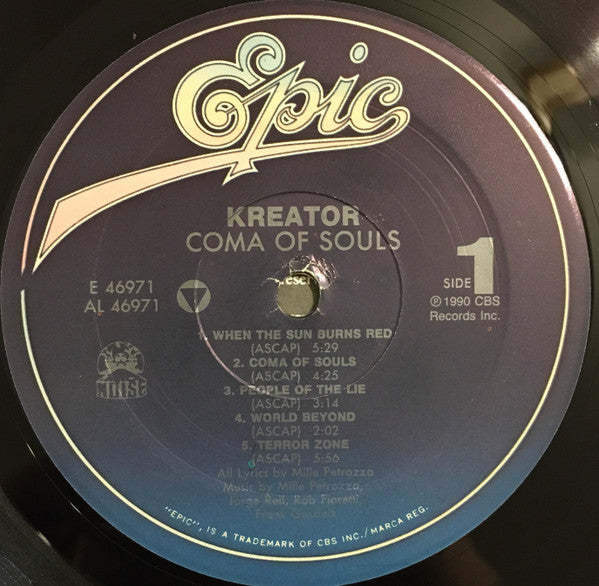Kreator : Coma Of Souls (LP, Album, Ltd, Pur)