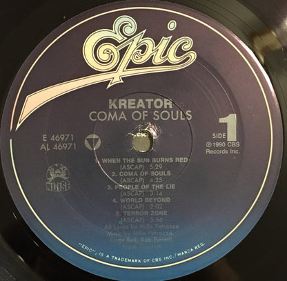 Kreator : Coma Of Souls (LP, Album, Ltd, Pur)