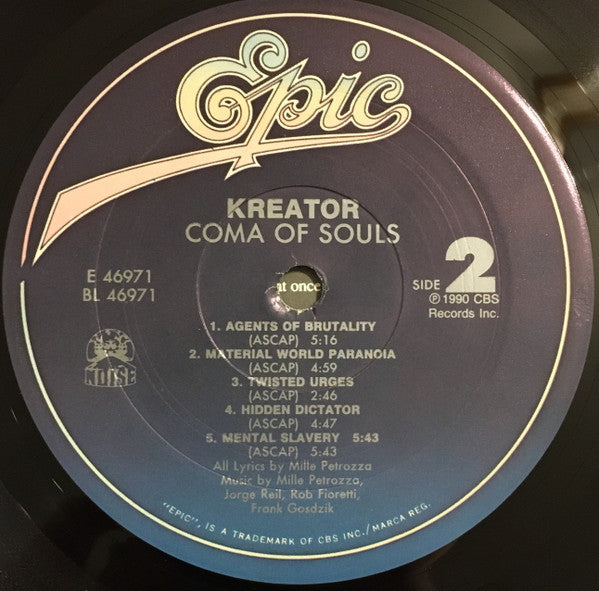 Kreator : Coma Of Souls (LP, Album, Ltd, Pur)