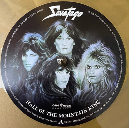 Savatage : Hall Of The Mountain King (LP, Album, RM, Gol + 7", Single + Ltd, RE, Col)