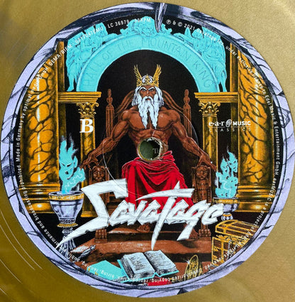 Savatage : Hall Of The Mountain King (LP, Album, RM, Gol + 7", Single + Ltd, RE, Col)