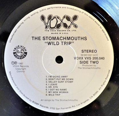 The Stomach Mouths : Wild Trip (LP, Album, RP)