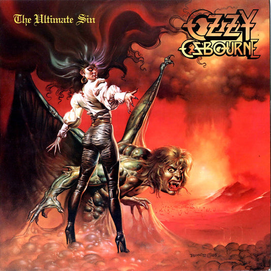 Ozzy Osbourne : The Ultimate Sin (LP, Album, RE)