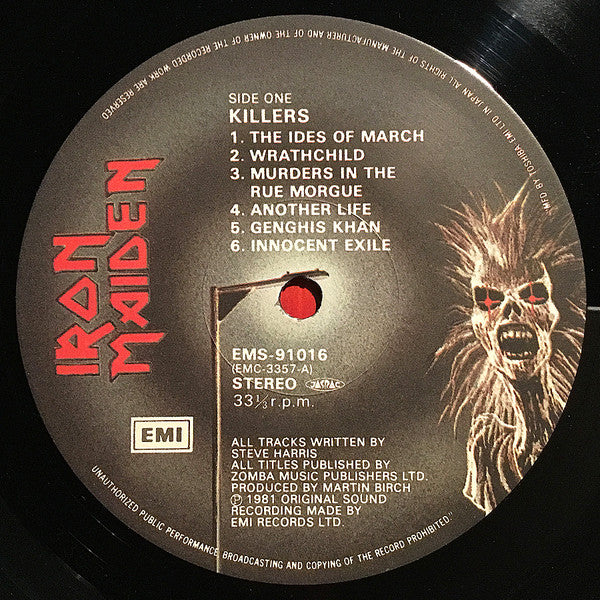 Iron Maiden : Killers (LP, Album)