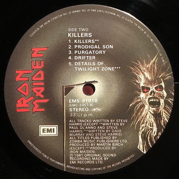 Iron Maiden : Killers (LP, Album)