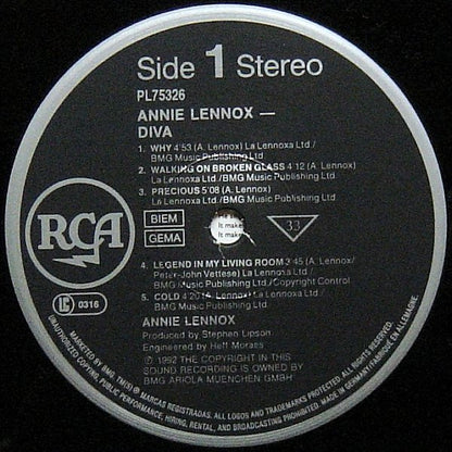 Annie Lennox : Diva (LP, Album)