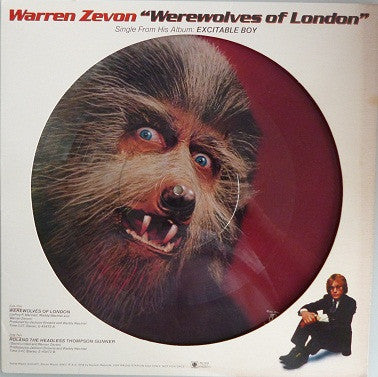 Warren Zevon : Werewolves Of London (12", Single, Pic, Promo)