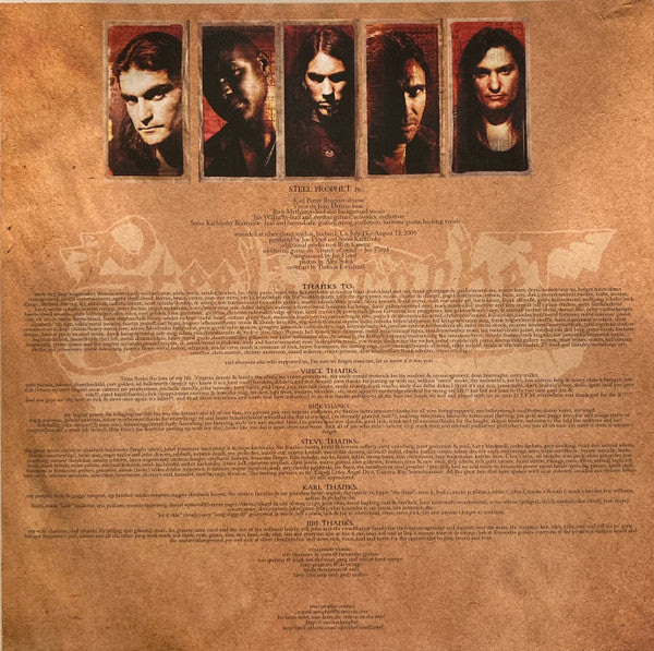 Steel Prophet : Book Of The Dead (LP, Album, Ltd, Red)