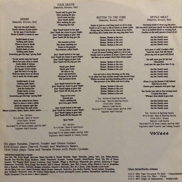 Deliverance (11) : Devils Meat (LP, Album)