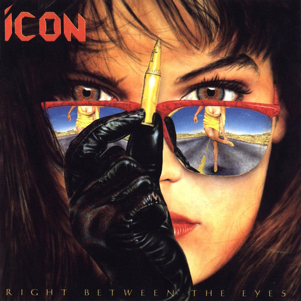 Icon (20) : Right Between The Eyes (LP, Album)