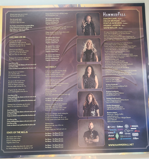 HammerFall : Hammer Of Dawn (LP, Album, Ltd)