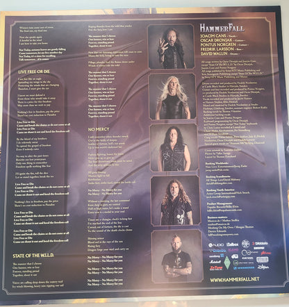 HammerFall : Hammer Of Dawn (LP, Album, Ltd)